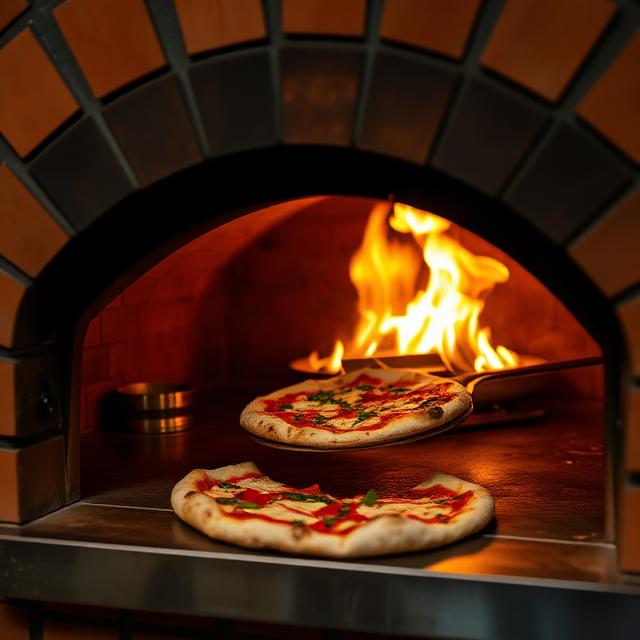 Wood-fired pizza oven