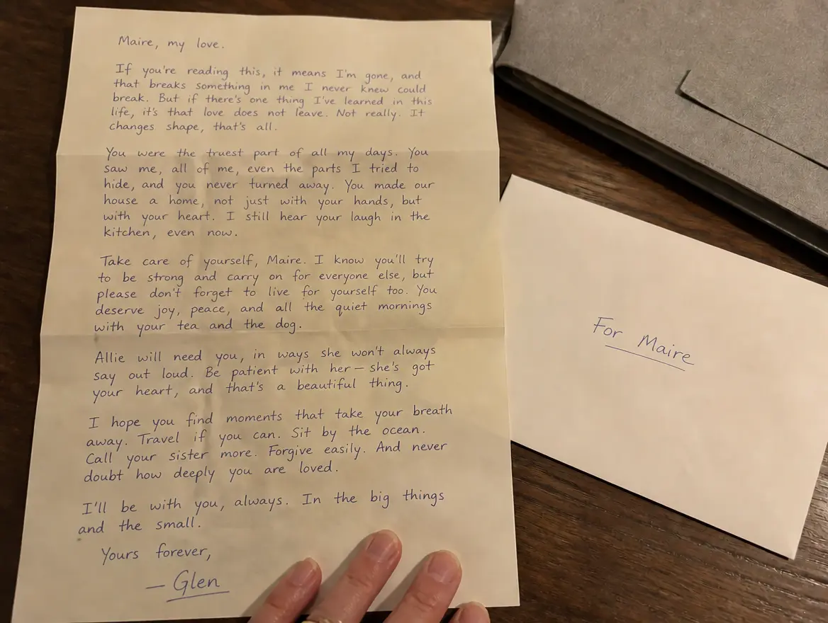 Glen Hansard letter to Maire