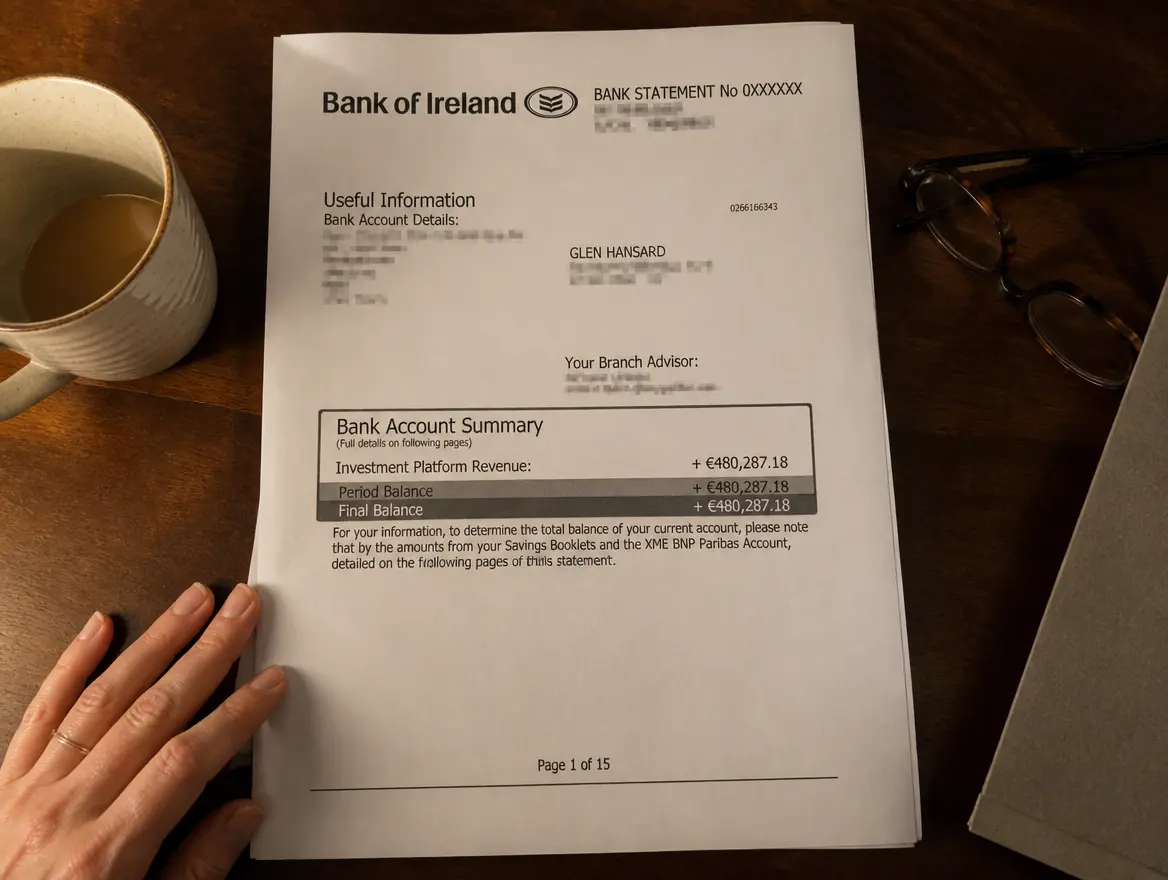 Bank of Ireland statement